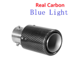 Racing Red Flame Led Exhaust Muffler Tip Carbon Fiber Racing Automobile Car Tail Pipe Light 2.5 Inch Inlet 4 Inch Outlet - Ảnh 13