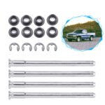 GSTP Door Hinge Pins and Bushing Kit 4 Sets For 1988-2002 Chevy GMC Fullsize Truck US - 圖片 2