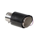 Racing Red Flame Led Exhaust Muffler Tip Carbon Fiber Racing Automobile Car Tail Pipe Light 2.5 Inch Inlet 4 Inch Outlet - Ảnh 9