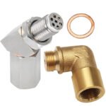 Stainless Steel Oxygen O2 Sensor CEL Eliminator Light  45°&90°& 0°   Adapter Mini Catalytic Convertor M18X1.5 Socket Plug - Сурет 21