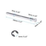 GSTP Door Hinge Pins and Bushing Kit 4 Sets For 1988-2002 Chevy GMC Fullsize Truck US - 圖片 4