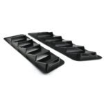 2PCS Universal Car Hood Vent Louver Scoop Cover Air Flow Intake Cooling Panel - Billede 4
