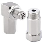 Stainless Steel Oxygen O2 Sensor CEL Eliminator Light  45°&90°& 0°   Adapter Mini Catalytic Convertor M18X1.5 Socket Plug - Сурет 23