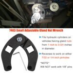 Adjustable Gland Nut Wrench 1266 +7463 Spanner Tool Set for Hydraulic Cylinder — изображение 7