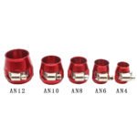 ⁦Hex Hose Finisher Clamp for Fuel/Oil/Gas/Air and Water End Cover Fitting 4/6/8/10/12AN⁩ - الصورة ⁦11⁩