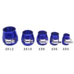 ⁦Hex Hose Finisher Clamp for Fuel/Oil/Gas/Air and Water End Cover Fitting 4/6/8/10/12AN⁩ - الصورة ⁦13⁩