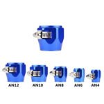 ⁦Hex Hose Finisher Clamp for Fuel/Oil/Gas/Air and Water End Cover Fitting 4/6/8/10/12AN⁩ - الصورة ⁦5⁩