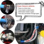 ⁦Hex Hose Finisher Clamp for Fuel/Oil/Gas/Air and Water End Cover Fitting 4/6/8/10/12AN⁩ - الصورة ⁦7⁩