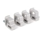 4 PCS Truck Cap Topper Camper Shell Mounting Clamps Heavy Duty Aluminum Silver — изображение 11