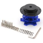 Universal Sports Steering Wheel Quick Release Snap Off Boss Kit Hub Adapter Red - Image 11