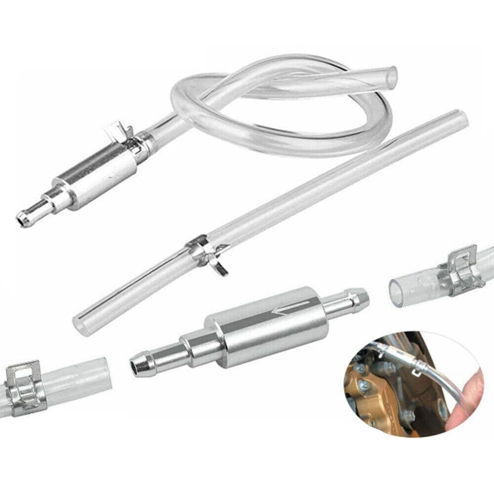 s-l16006 Motorcycle Car Clutch Brake Bleeder Hose One Way Valve Tube Bleeding Tool Kit - Image 1
