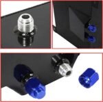 20 Gallon Aluminum Race Drift Fuel Cell cap Tank Level Sender Black - Сурет 5