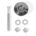 4 X Push Button Quick Release Hood Bonnet Pins Lock Clip Car Bumper Latch Kit - Ảnh 5