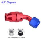⁦2PCS AN4/AN6/AN8/AN10/AN12 PTFE Hose End Fitting Adapter for PTFE Hose Line Only⁩ - الصورة ⁦10⁩