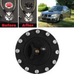 Black Fire-Resistant Gas Tank Filler Cap 150mm with Air Vent - Compatible with Honda CBR, CB Series - 圖片 5
