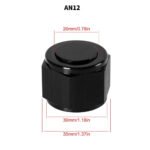 2PCS 4/6/8/10/12 AN Female Flare Fitting Cap Block Off Nut Aluminum For Fuel Systems - 圖片 3