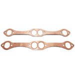 For SB Chevy 327 305 350 Reusable SBC Oval Port Copper Header Exhaust Gaskets - 圖片 5