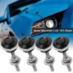 4 X Push Button Quick Release Hood Bonnet Pins Lock Clip Car Bumper Latch Kit - Ảnh 17