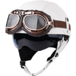Retro German Motorcycle Half Helmet DOT Certified - I06 – Vaizdas 19