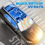 ⁦Laser Reflective Car Windshield Sun Shade – Ultimate Interior Protection & Cooling for Sedans. SUVs & MPVs⁩ - الصورة ⁦6⁩