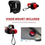 2-in-1 Emergency Window Breaker & Seatbelt Cutter - Image 2