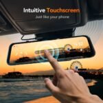 WOLFBOX G900Pro 12MP WiFi Touch Screen Rear View Mirror Dash Cam Smart Mirror RHD - 圖片 6
