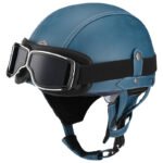Retro German Motorcycle Half Helmet DOT Certified - I06 – Vaizdas 24