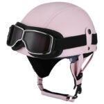 Retro German Motorcycle Half Helmet DOT Certified - I06 – Vaizdas 28