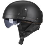Retro German Motorcycle Half Helmet DOT Certified - I06 – Vaizdas 10