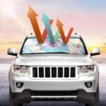 Laser Reflective Car Windshield Sun Shade – Ultimate Interior Protection & Cooling for Sedans. SUVs & MPVs