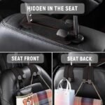 ⁦🔥LAST DAY SALE 50% OFF - 🚗Car Seat Back Alcantara Storage Hook - 💥Double Hook Holder for Convenient Storage⁩ - الصورة ⁦5⁩