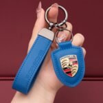 ⁦Genuine Leather Porsche Keychain⁩ - الصورة ⁦11⁩