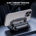 📱 50% OFF NOW! ✨ 360° Rotating Foldable Phone Holder - Universal Compatibility with Anti-Slip Base for Desk. Car & Travel Use 🚗💻 - Billede 5